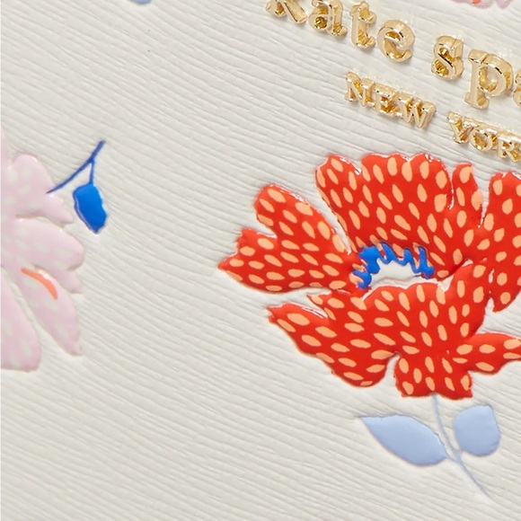 NWT KATE SPADE Morgan Dotty Floral Crossbody, White Floral Multi - Picture 3 of 5